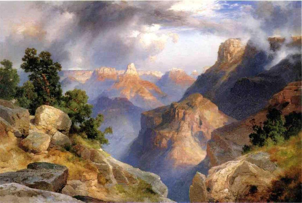 Wikioo.org - The Encyclopedia of Fine Arts - Painting, Artwork by Thomas Moran - Grand Canyon