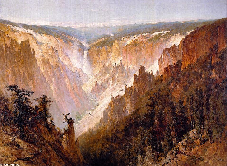 Wikioo.org - The Encyclopedia of Fine Arts - Painting, Artwork by Thomas Hill - The Grand Canyon of the Yellowstone