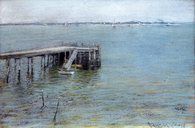 Wikioo.org - สารานุกรมวิจิตรศิลป์ - จิตรกรรม William Merritt Chase - Gravesend Bay (also known as The Lower Bay)