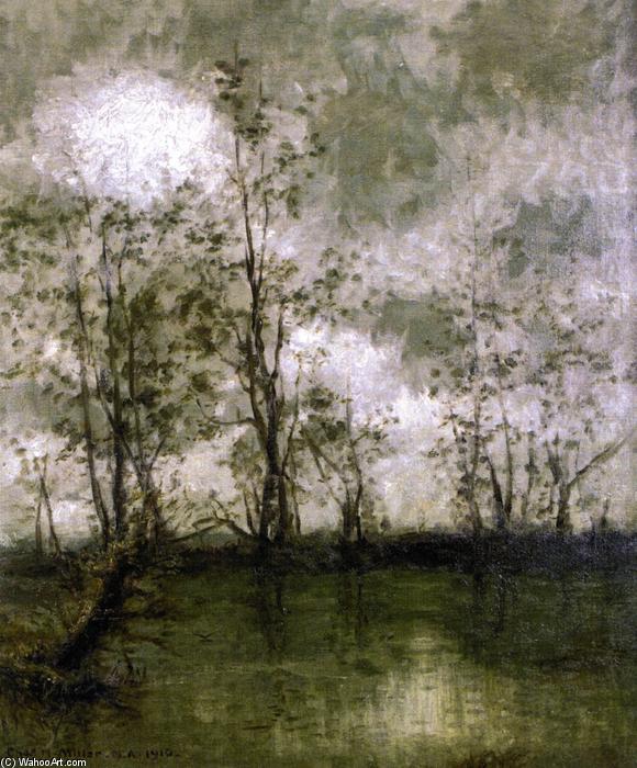 Wikioo.org - The Encyclopedia of Fine Arts - Painting, Artwork by Charles Henry Miller - A Gray Day Reverie