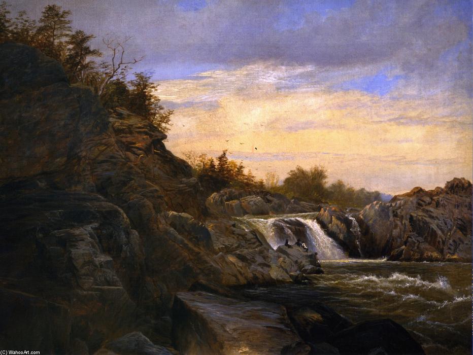 Wikioo.org - The Encyclopedia of Fine Arts - Painting, Artwork by Gilbert Munger - The Great Falls of the Potomac River