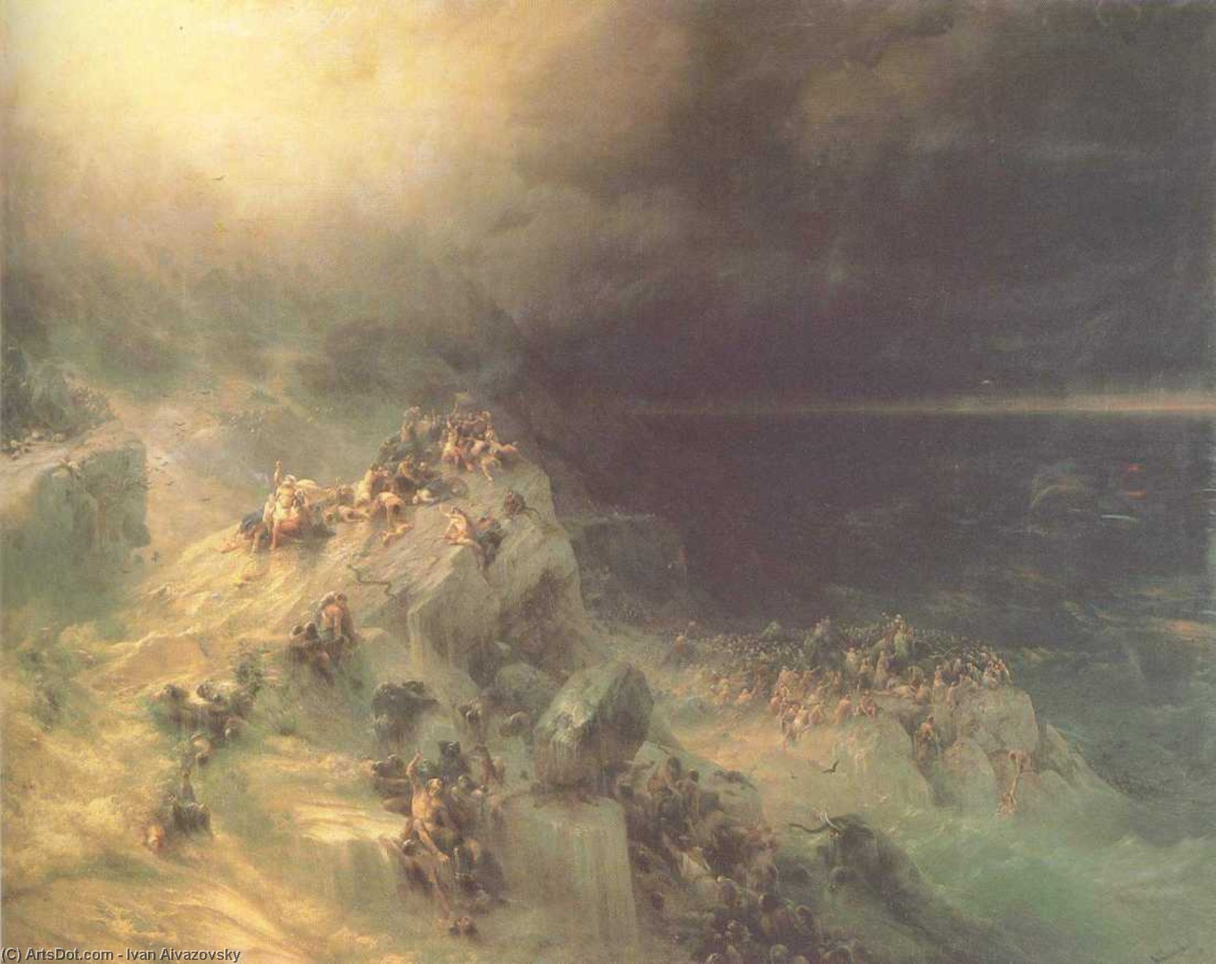 Wikioo.org - The Encyclopedia of Fine Arts - Painting, Artwork by Ivan Aivazovsky - Great Flood