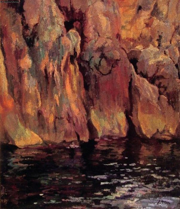 Wikioo.org - The Encyclopedia of Fine Arts - Painting, Artwork by Joaquin Mir Trinxet - The Grotto