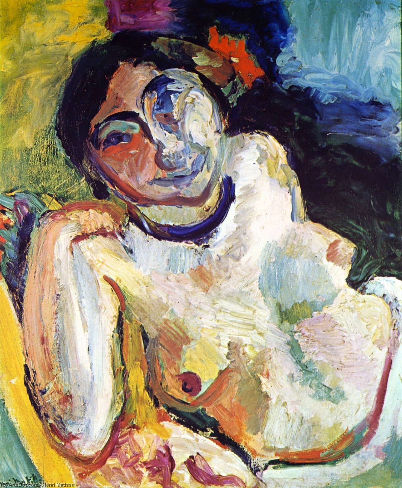 Wikioo.org - The Encyclopedia of Fine Arts - Painting, Artwork by Henri Matisse - The Gypsy
