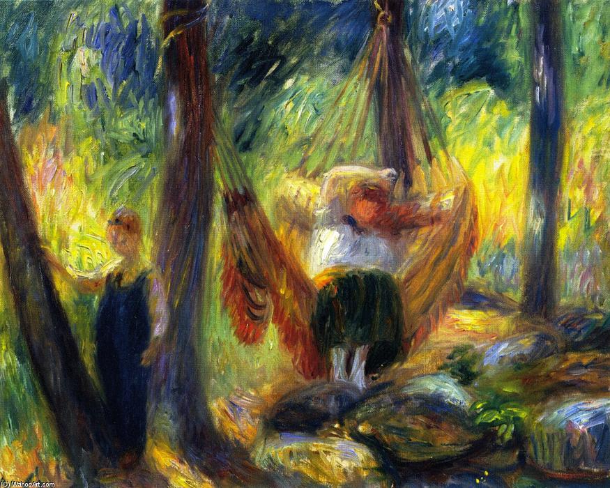 Wikioo.org - The Encyclopedia of Fine Arts - Painting, Artwork by William James Glackens - The Hammock
