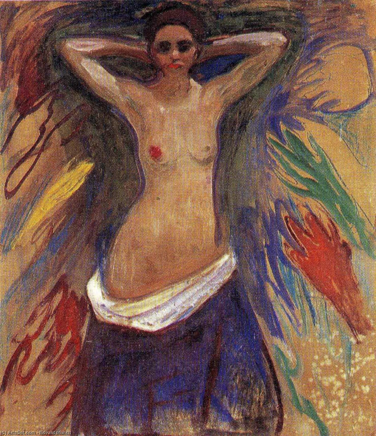 Wikioo.org - Die Enzyklopädie bildender Kunst - Malerei, Kunstwerk von Edvard Munch - der hände