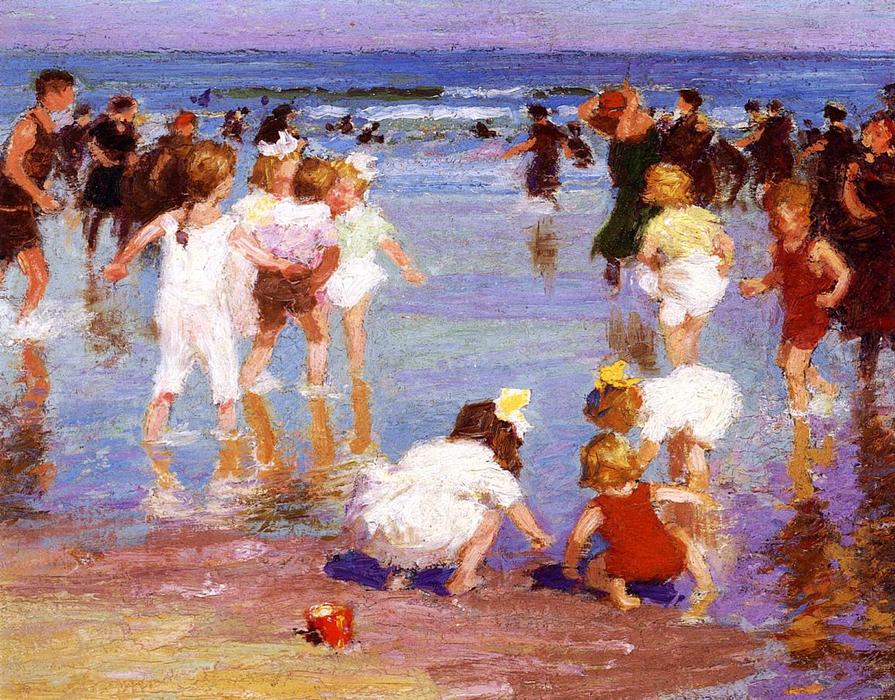 Wikioo.org - The Encyclopedia of Fine Arts - Painting, Artwork by Edward Henry Potthast - Happy Days