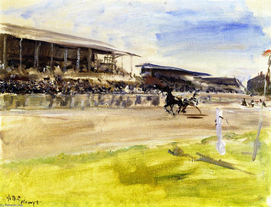 Wikioo.org - The Encyclopedia of Fine Arts - Painting, Artwork by Max Slevogt - Harness Racetrack in Ruhleben