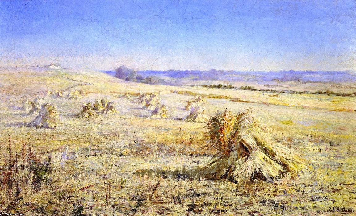 Wikioo.org - The Encyclopedia of Fine Arts - Painting, Artwork by Jane Sutherland - The Harvest Field