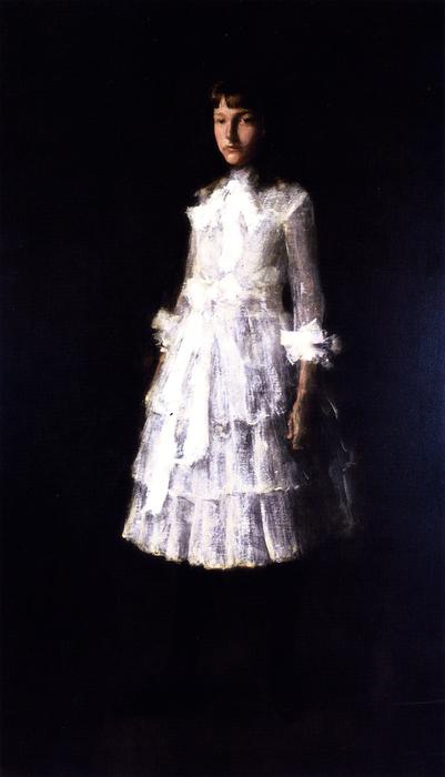 Wikioo.org - The Encyclopedia of Fine Arts - Painting, Artwork by William Merritt Chase - Hattie (also known as Portrait of My Sister)