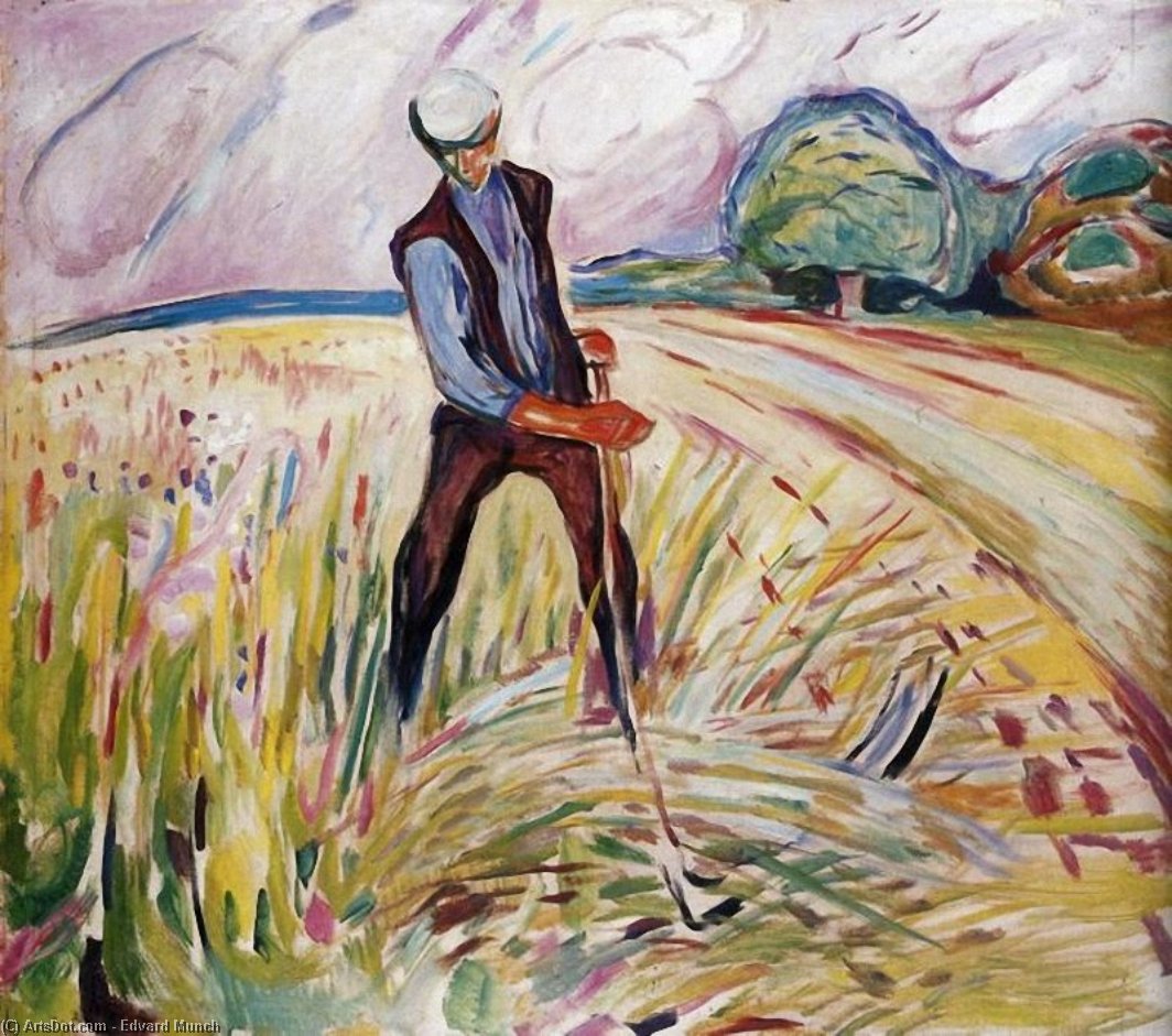 Wikioo.org - The Encyclopedia of Fine Arts - Painting, Artwork by Edvard Munch - The Haymaker