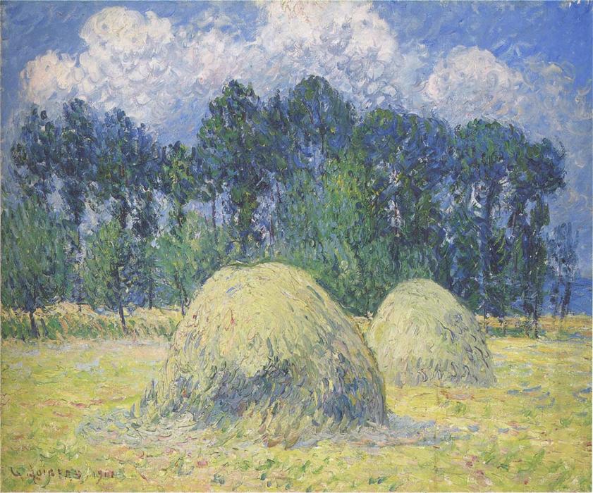 Wikioo.org - The Encyclopedia of Fine Arts - Painting, Artwork by Gustave Loiseau - Haystacks