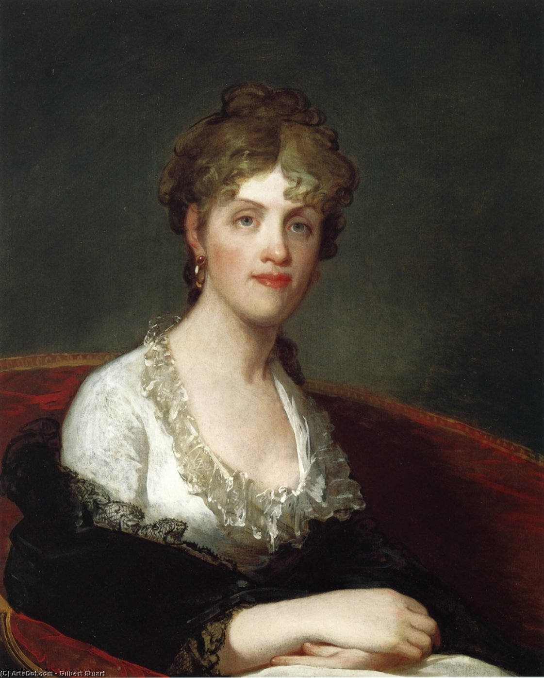 Wikioo.org - The Encyclopedia of Fine Arts - Painting, Artwork by Gilbert Stuart - Helena Lawrence Holmes Penington