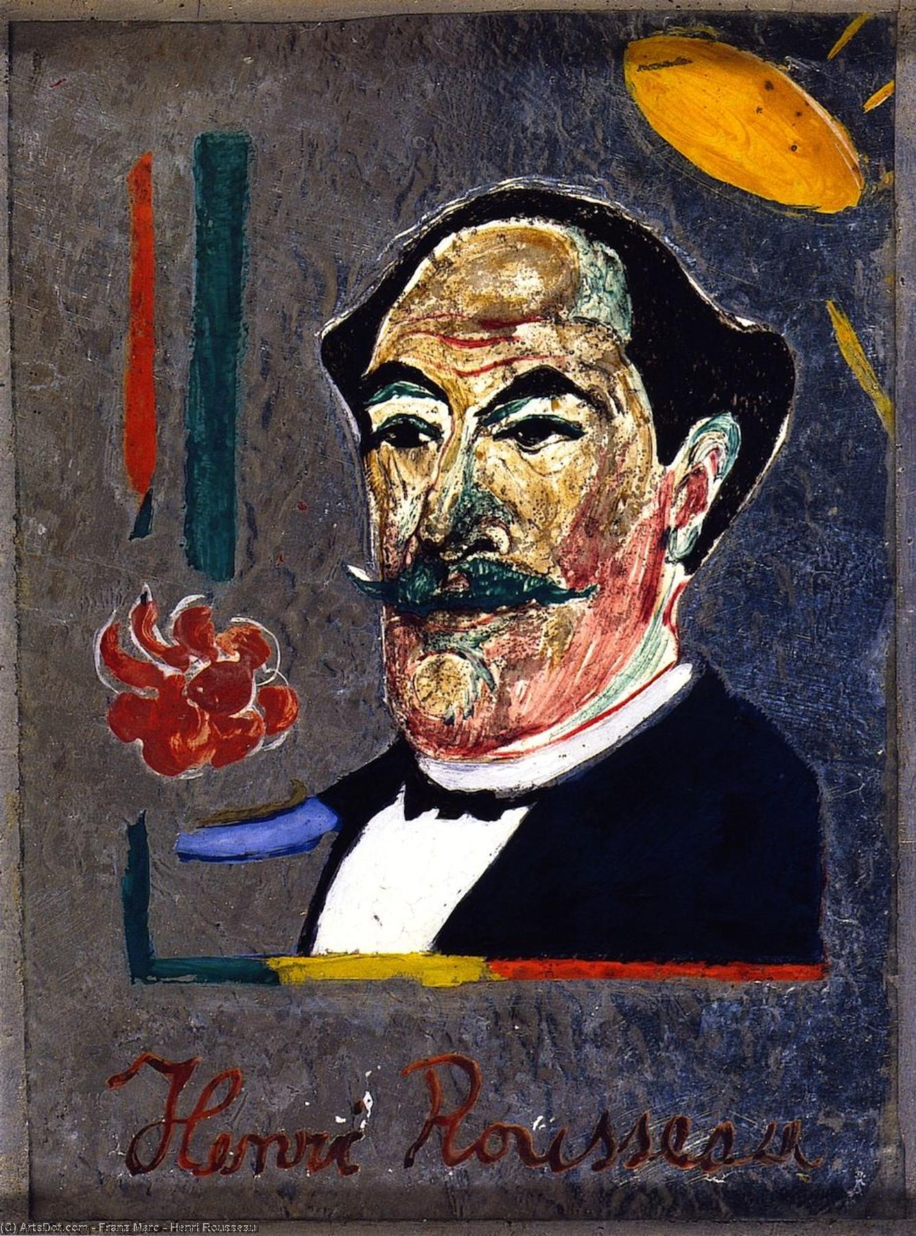 WikiOO.org - Енциклопедия за изящни изкуства - Живопис, Произведения на изкуството Franz Marc - Henri Rousseau