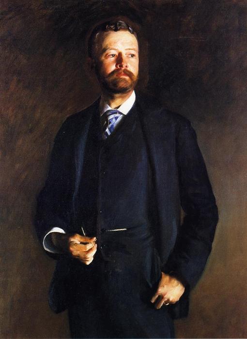 Wikioo.org - The Encyclopedia of Fine Arts - Painting, Artwork by John Singer Sargent - Henry Cabot Lodge