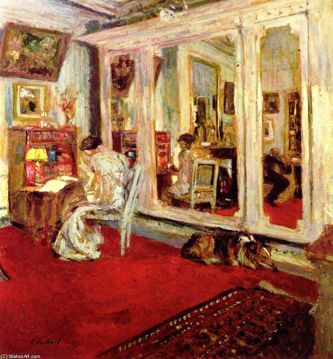 Wikioo.org - The Encyclopedia of Fine Arts - Painting, Artwork by Jean Edouard Vuillard - The Hessels in Their Dressing Room