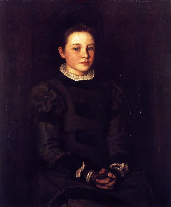 Wikioo.org - The Encyclopedia of Fine Arts - Painting, Artwork by John Butler Yeats - Hester Dowden as a Child