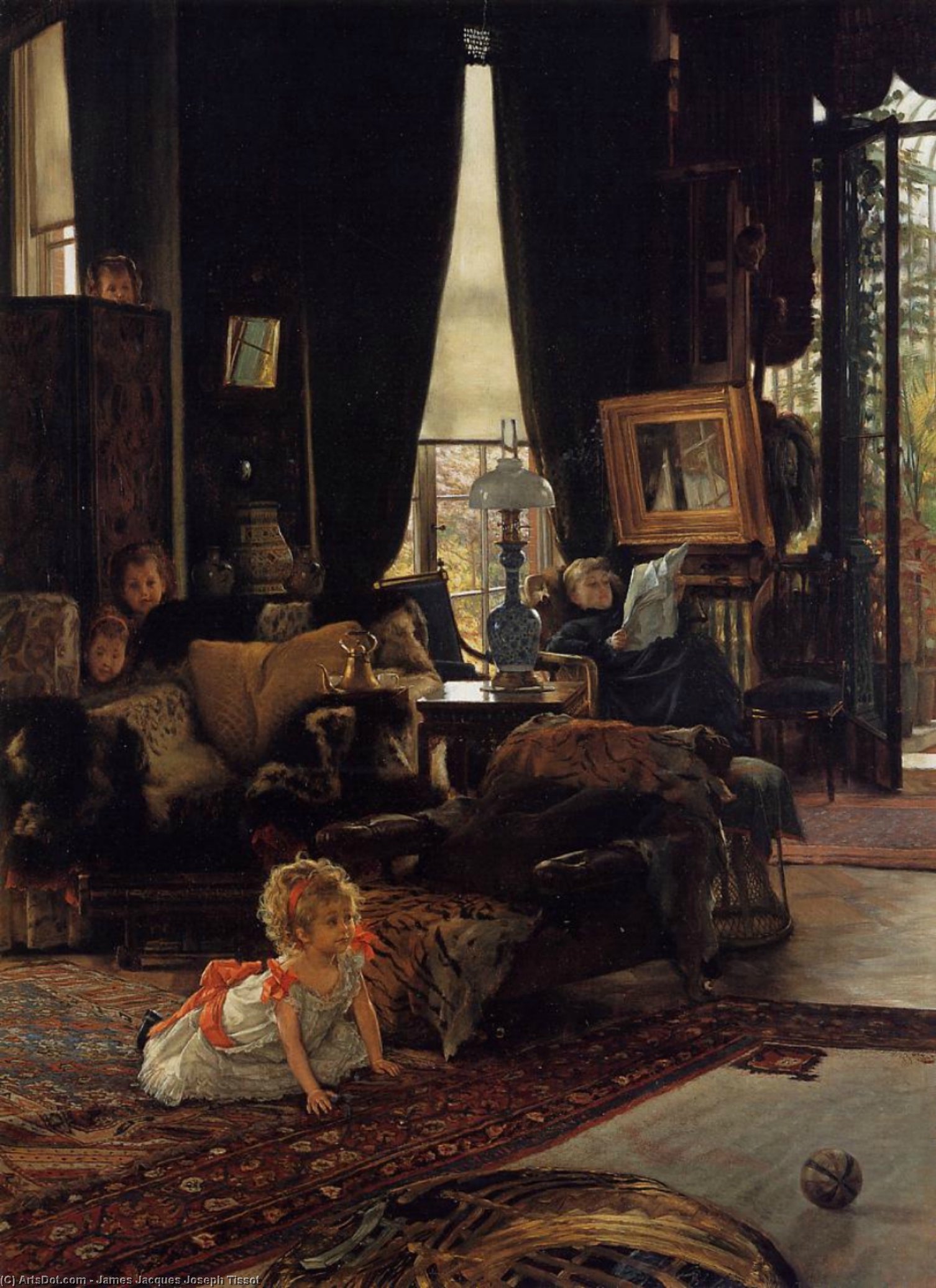 Wikioo.org - The Encyclopedia of Fine Arts - Painting, Artwork by James Jacques Joseph Tissot - Hide and Seek