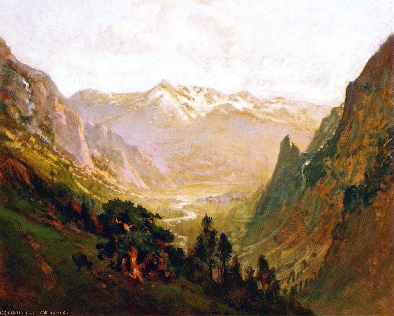 Wikioo.org - The Encyclopedia of Fine Arts - Painting, Artwork by William Keith - High Sierra Canyon