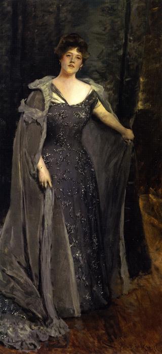 Wikioo.org - The Encyclopedia of Fine Arts - Painting, Artwork by William Merritt Chase - Hilda Spong