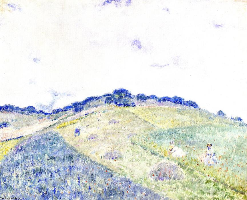 Wikioo.org - The Encyclopedia of Fine Arts - Painting, Artwork by Frederick Carl Frieseke - Hill at Giverny