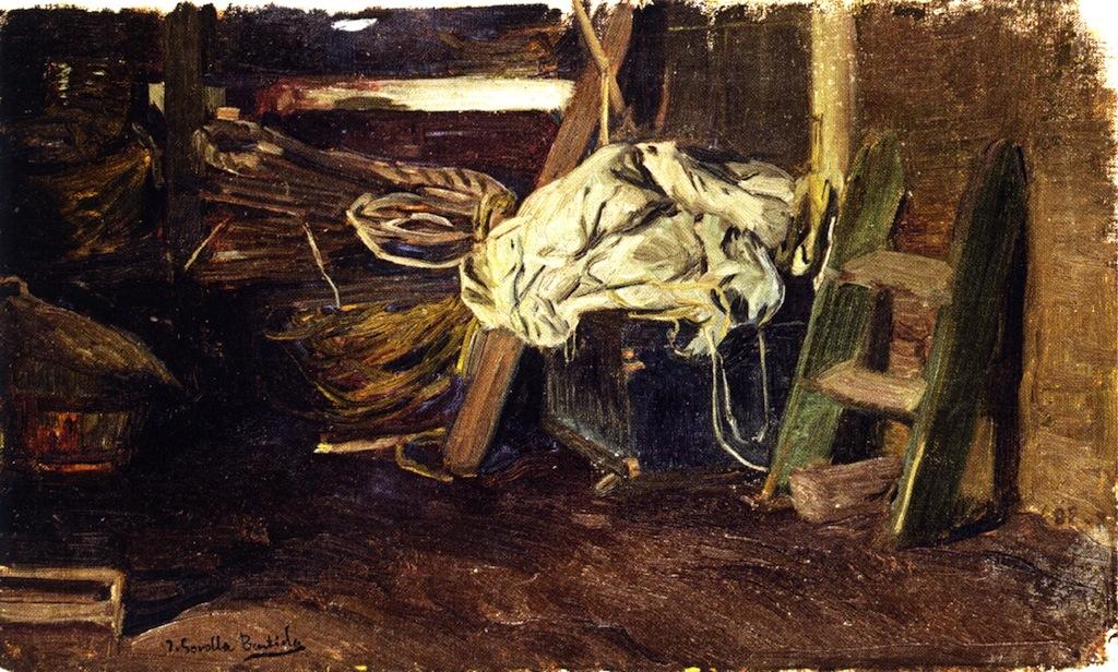 Wikioo.org - The Encyclopedia of Fine Arts - Painting, Artwork by Joaquin Sorolla Y Bastida - The Hold of a Fishing Vessel