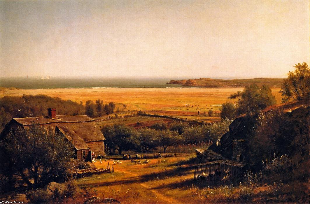 Wikioo.org - The Encyclopedia of Fine Arts - Painting, Artwork by Thomas Worthington Whittredge - Home by the Sea