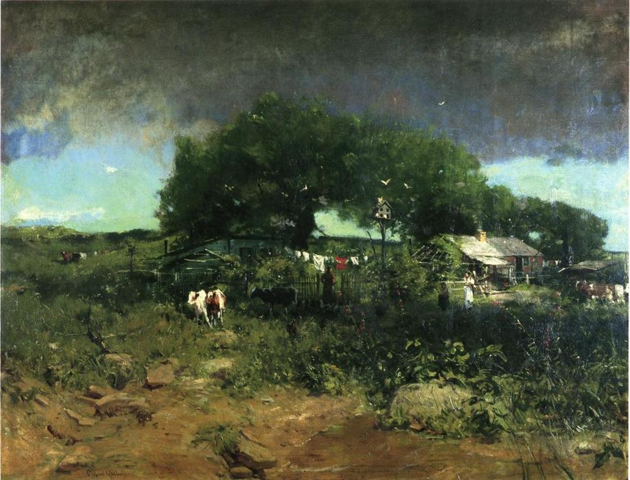 WikiOO.org - Encyclopedia of Fine Arts - Maľba, Artwork William Gilbert Gaul - Homesteading in Tennessee