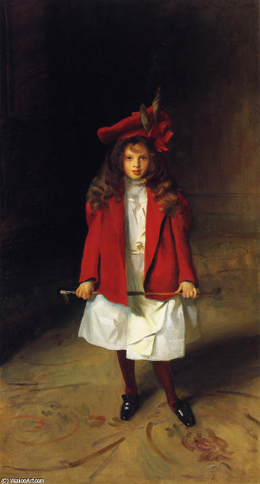 Wikioo.org - The Encyclopedia of Fine Arts - Painting, Artwork by John Singer Sargent - The Honourable Victoria Stanley