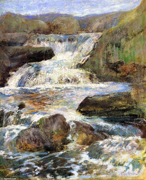 Wikioo.org - The Encyclopedia of Fine Arts - Painting, Artwork by John Henry Twachtman - Horseneck Falls