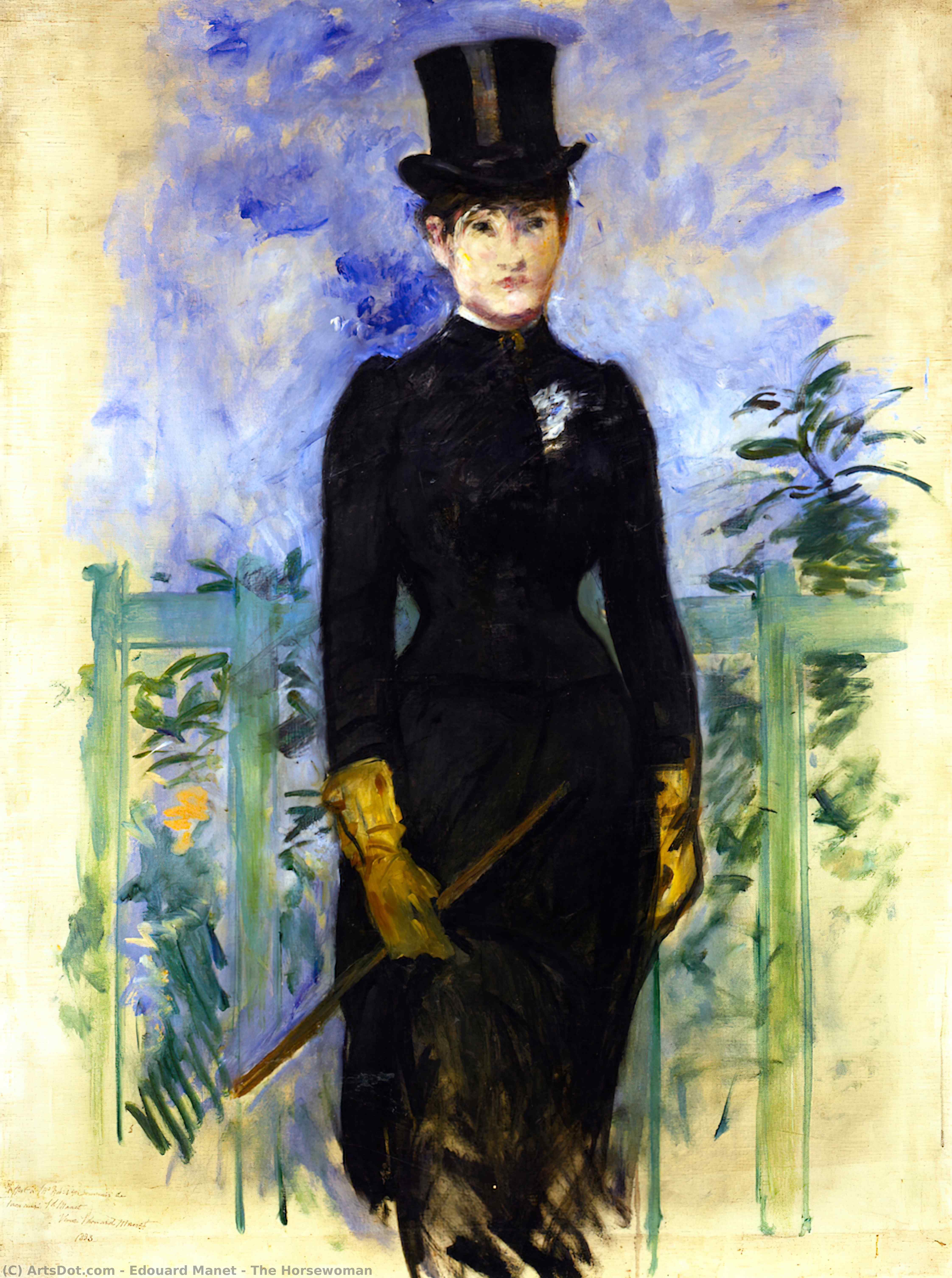Wikioo.org - The Encyclopedia of Fine Arts - Painting, Artwork by Edouard Manet - The Horsewoman