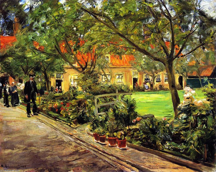 Wikioo.org - The Encyclopedia of Fine Arts - Painting, Artwork by Max Liebermann - Hospital Garden in Edam