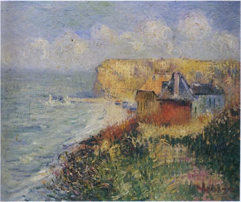 Wikioo.org - The Encyclopedia of Fine Arts - Painting, Artwork by Gustave Loiseau - House by the Sea