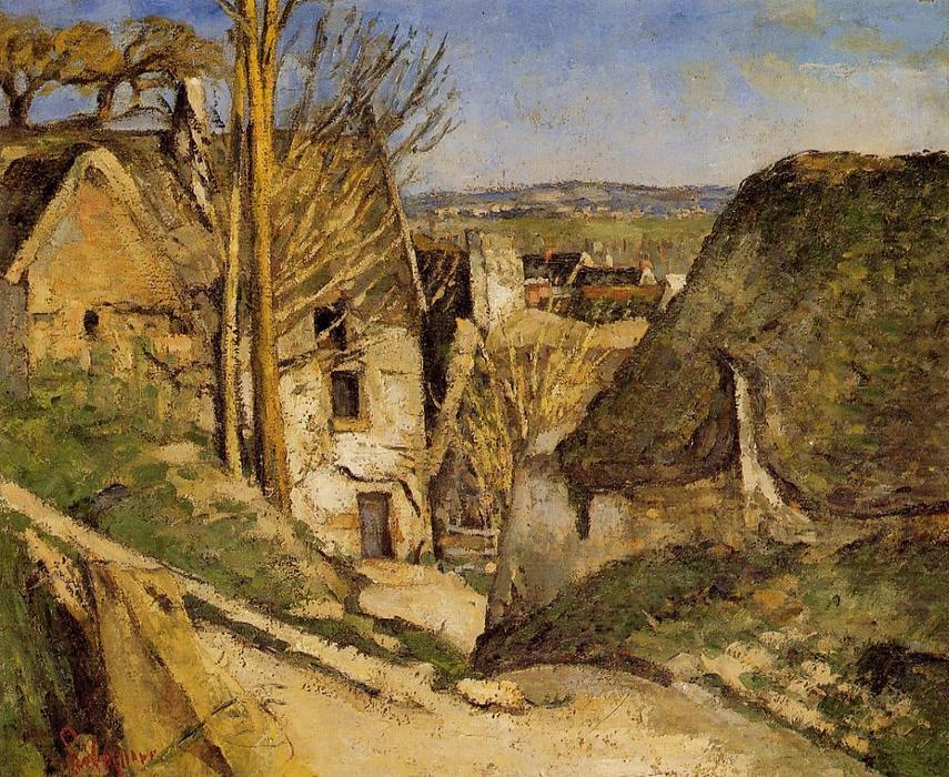 Wikioo.org - The Encyclopedia of Fine Arts - Painting, Artwork by Paul Cezanne - House of the Hanged Man, Auvers-sur-Oise
