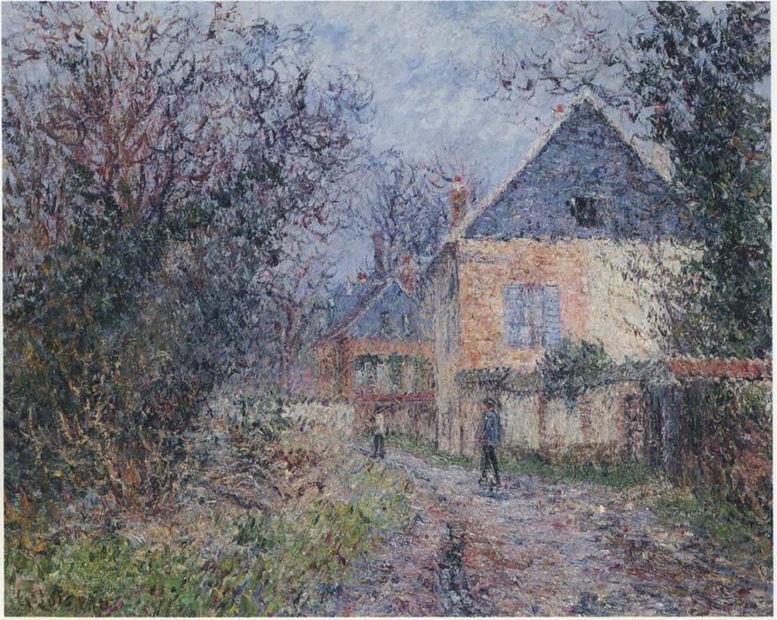WikiOO.org - Enciclopedia of Fine Arts - Pictura, lucrări de artă Gustave Loiseau - Houses near the Eure