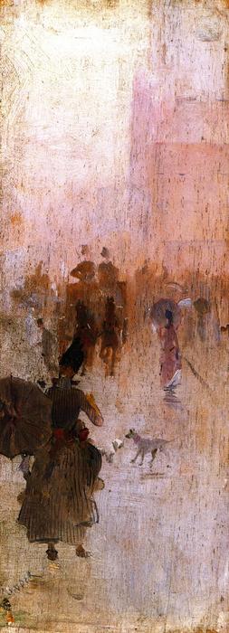 Wikioo.org - The Encyclopedia of Fine Arts - Painting, Artwork by Charles Edward Conder - How We Lost Poor Flossie