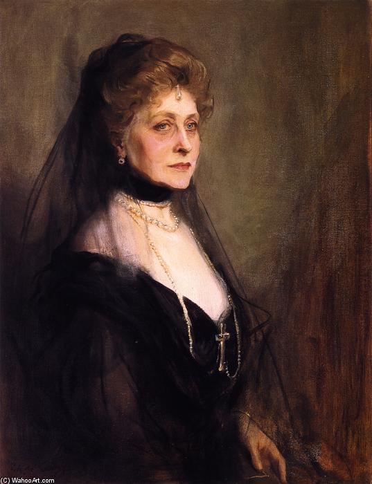 Wikioo.org - The Encyclopedia of Fine Arts - Painting, Artwork by Philip Alexius De Laszlo - H.R.H. The Princess Louise, Duchess of Argyll