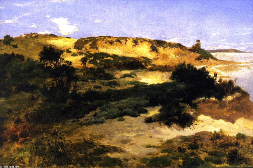 Wikioo.org - The Encyclopedia of Fine Arts - Painting, Artwork by Thomas Moran - Hunter in a Landscape