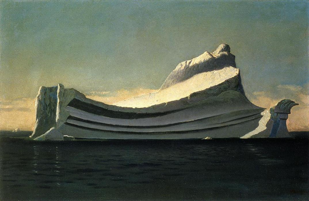 Wikoo.org - موسوعة الفنون الجميلة - اللوحة، العمل الفني William Bradford - Iceberg