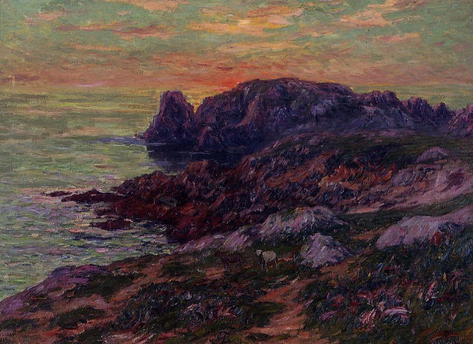 Wikioo.org - The Encyclopedia of Fine Arts - Painting, Artwork by Henri Moret - Ile d'Ouessant, Finistere