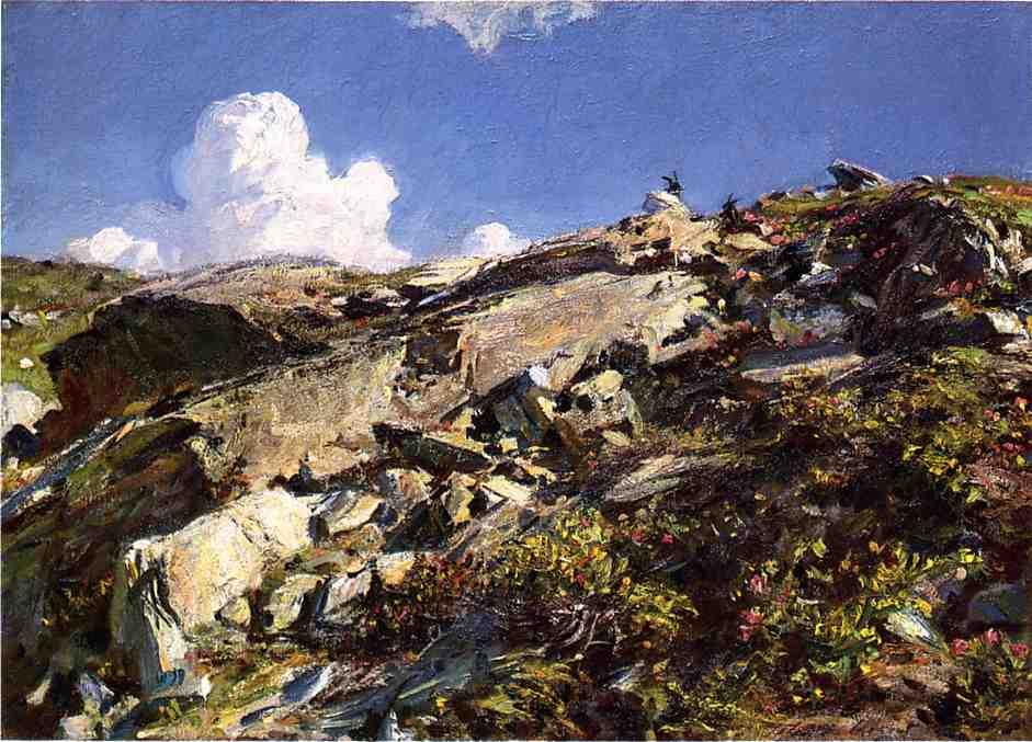 Wikioo.org – L'Enciclopedia delle Belle Arti - Pittura, Opere di John Singer Sargent - Nelle Alpi