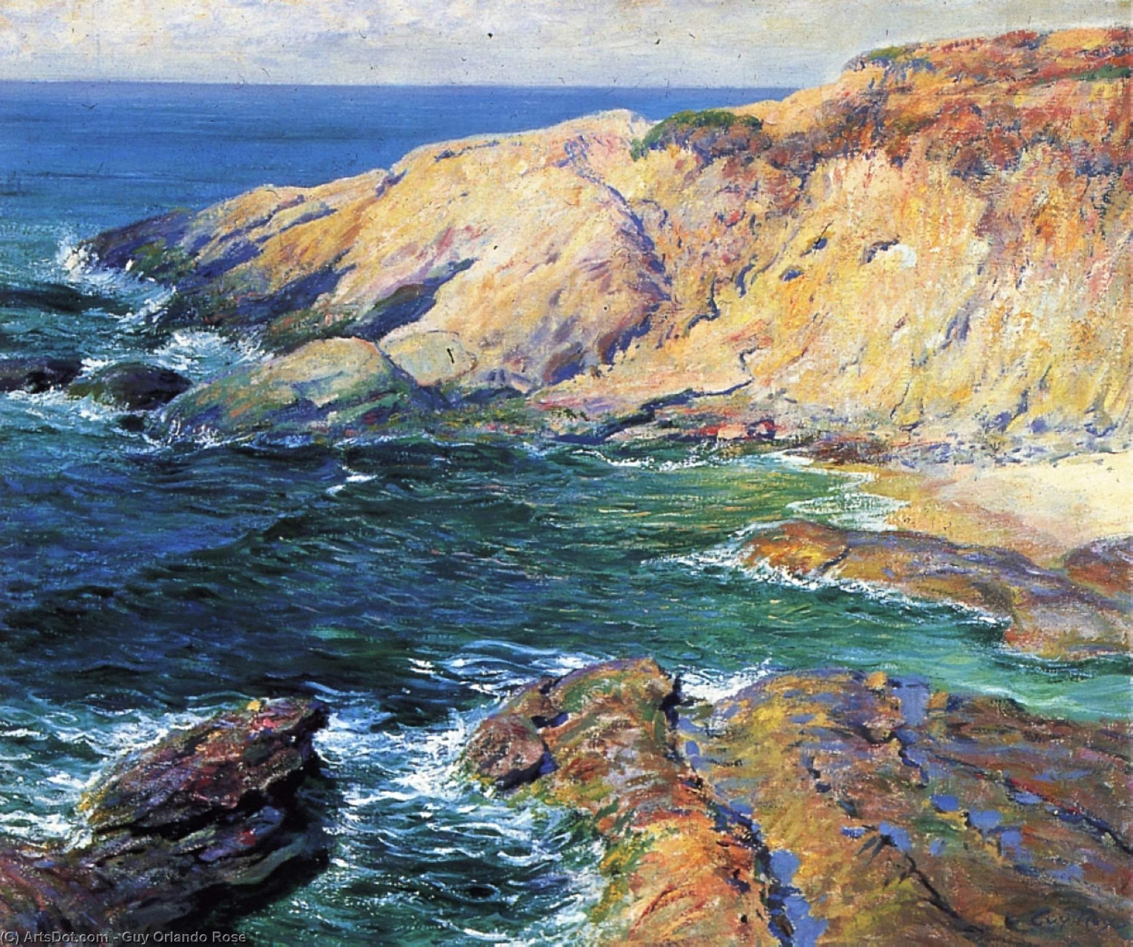 Wikioo.org - The Encyclopedia of Fine Arts - Painting, Artwork by Guy Orlando Rose - Incoming Tide