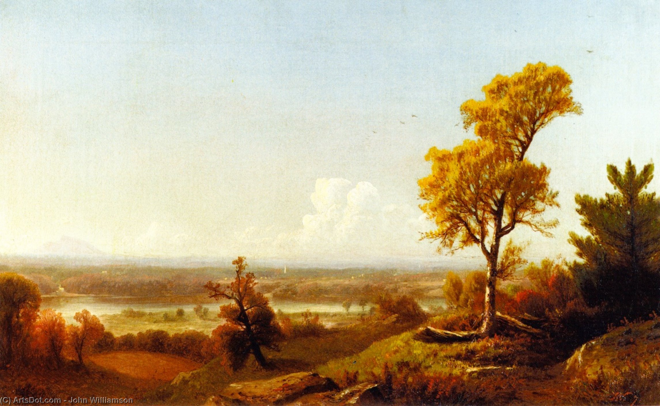 Wikioo.org - The Encyclopedia of Fine Arts - Painting, Artwork by John Williamson - Indian Summer