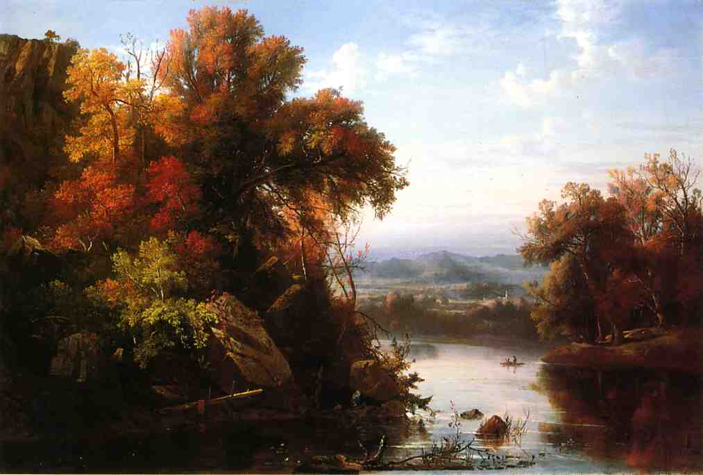 Wikioo.org - The Encyclopedia of Fine Arts - Painting, Artwork by Régis François Gignoux - Indian Summer