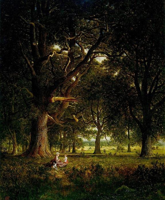 WikiOO.org - Encyclopedia of Fine Arts - Lukisan, Artwork David Johnson - In the Forest