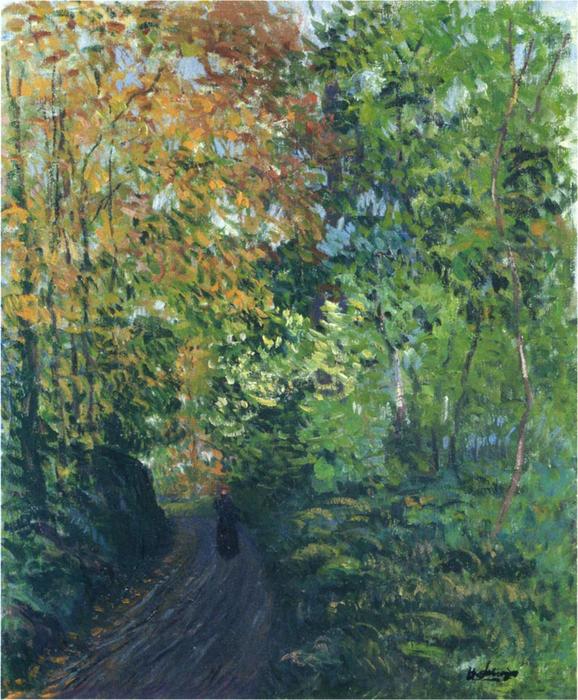 WikiOO.org - Encyclopedia of Fine Arts - Lukisan, Artwork Henri Lebasque - In the Forest