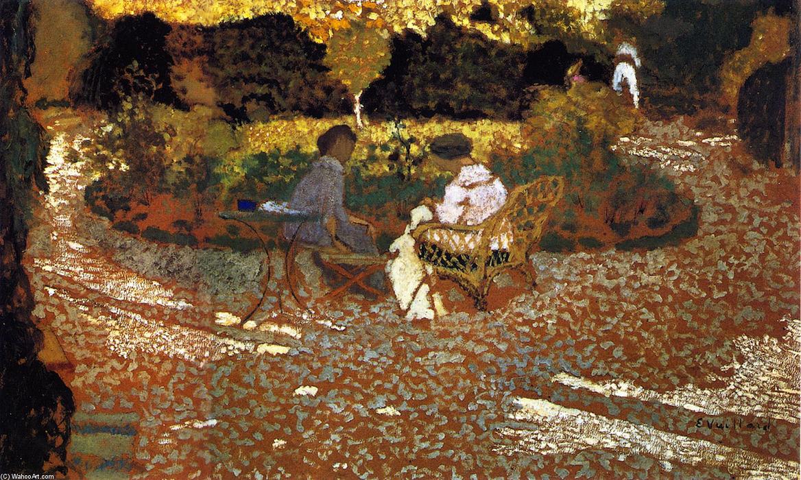 Wikioo.org - The Encyclopedia of Fine Arts - Painting, Artwork by Jean Edouard Vuillard - In the Garden
