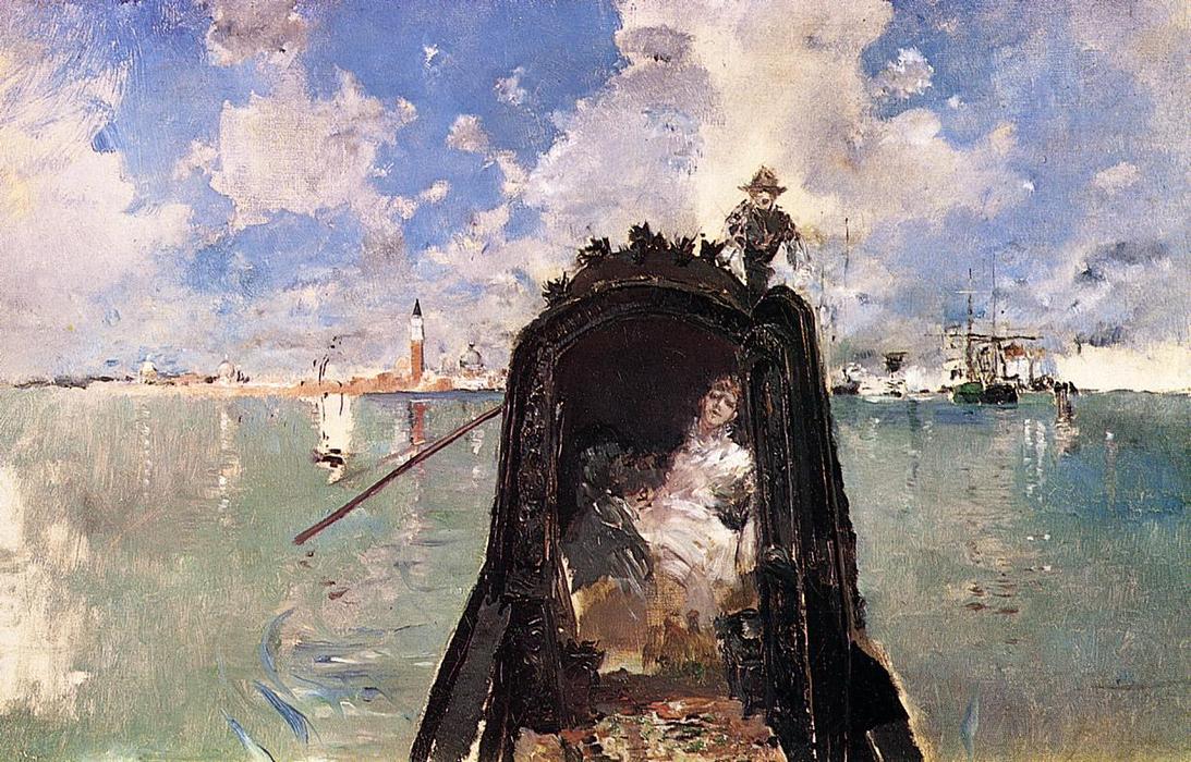 Wikioo.org - The Encyclopedia of Fine Arts - Painting, Artwork by Robert Frederick Blum - In the Gondola