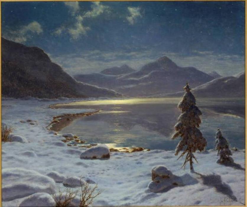 WikiOO.org - Encyclopedia of Fine Arts - Schilderen, Artwork Ivan Fedorovich Choultse - In the Grasp of Winter