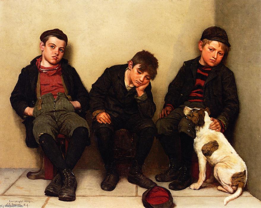 Wikioo.org - The Encyclopedia of Fine Arts - Painting, Artwork by John George Brown - In Hard Luck